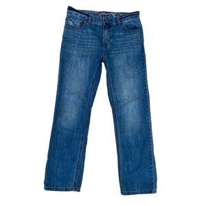 Tommy Hilfiger ladies jeans high rise slim straight 100% cotton in size 18 or 33